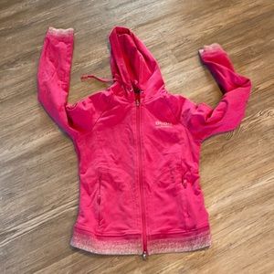 BCBG glam hoodie zip front